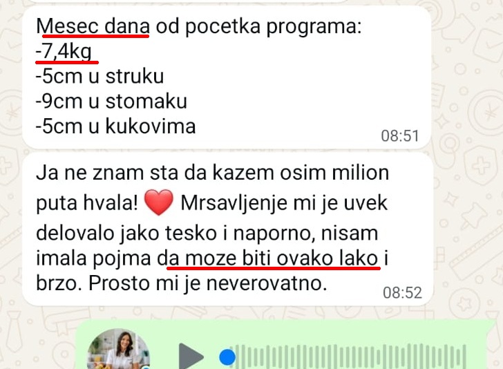 Poruka učesnice programa